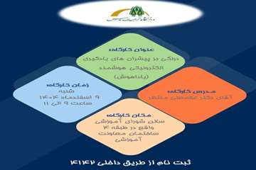 کارگاه درنگی بر پیشران های یادگیری الکترونیکی هوشمند