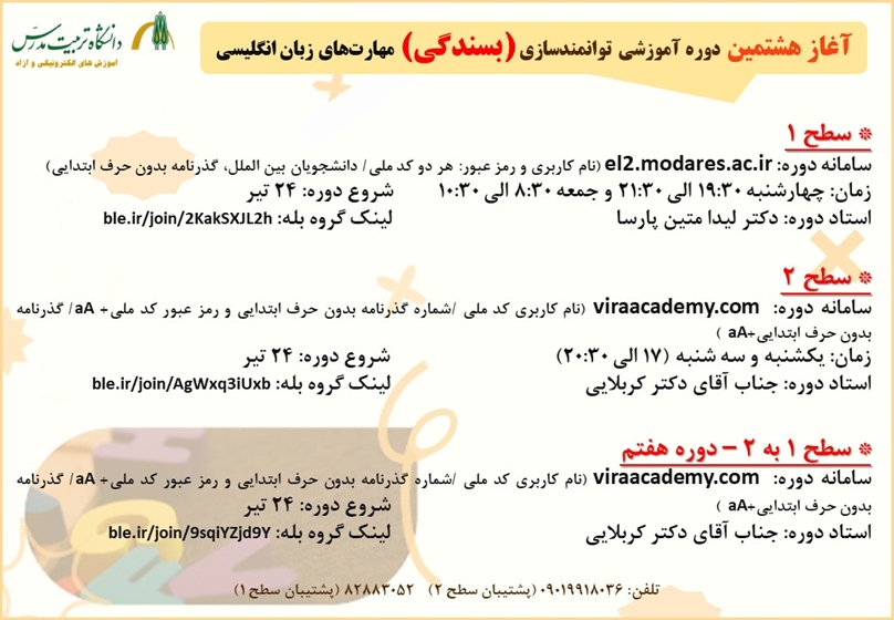 توانمندسازی مهارت‌های زبان انگلیسی (بسندگی) 